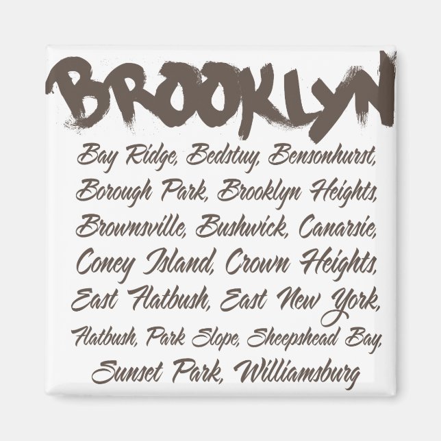 Imán Brooklyn Hoods (Frente)