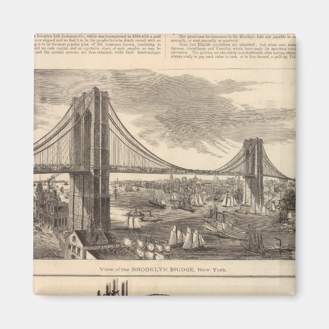 Imán Brooklyn Life Insurance Company (Frente)