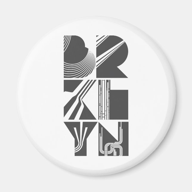 Imán Brooklyn Lines (Frente)