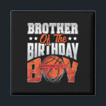 Imán Brother Bysketbyll Birthday Boy Family Byller B-da<br><div class="desc">Brother Bysketbyll Birthday Boy Family Byller Fiesta de B-day</div>