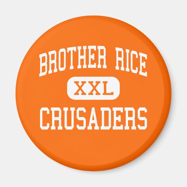 Imán Brother Rice - Crusaders - High - Chicago Illinois (Frente)
