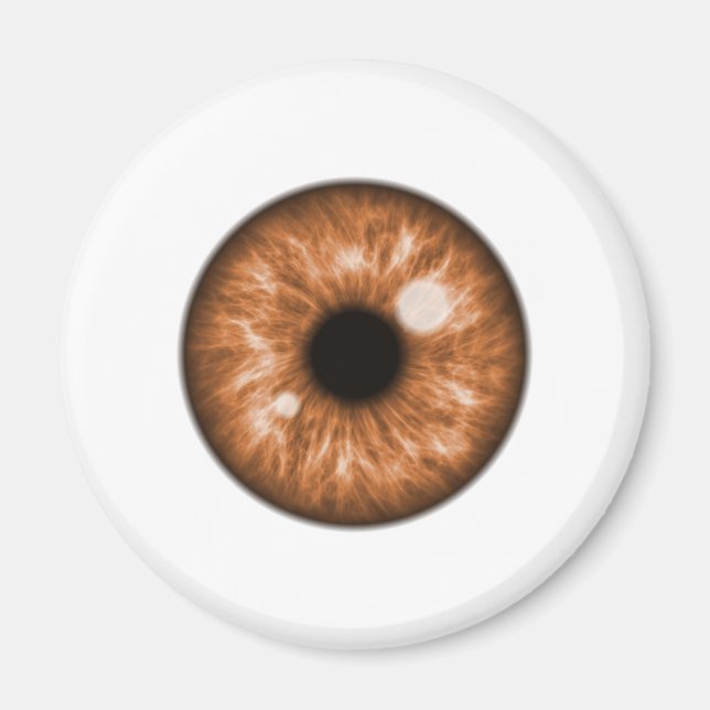 Imán Brown Eye Ball Funny (Frente)