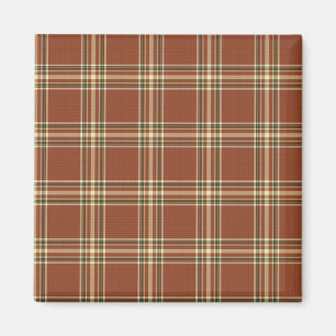 Imán Brown Tartan Magnet