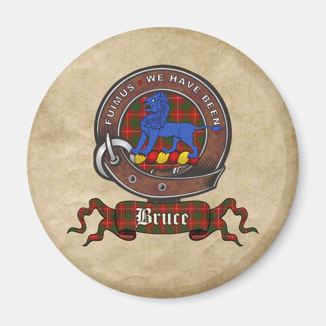 Imán Bruce Clan Badge Magnet (Frente)