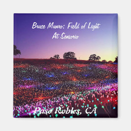 Imán Bruce Munro, Campo de la Luz, Paso Robles, CA.