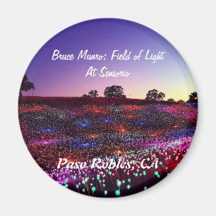 Imán Bruce Munro, Campo de la Luz, Paso Robles, CA.