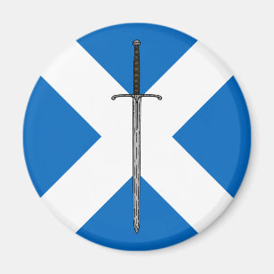 Imán Bruce Sword en Saltire