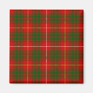 Imán Bruce tartan green plon