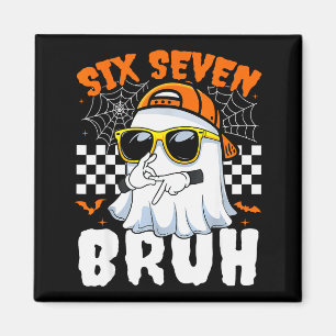 Imán Bruh 67 Halloween Divertido Seis Siete Meme Brainr