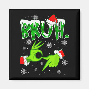 Imán Bruh 67 Seis Siete 6 7 Meme Navidad Divertido Gen