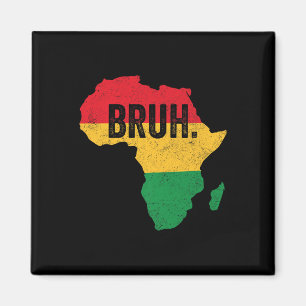 Imán Bruh Boys Kids African American Funny Black Histor