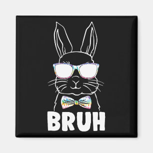 Imán Bruh Easter Day Funny Rabbit Bunny Face Gles Easte