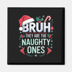 Imán Bruh Ellos traviesos divertidos nieve Navidad Fest