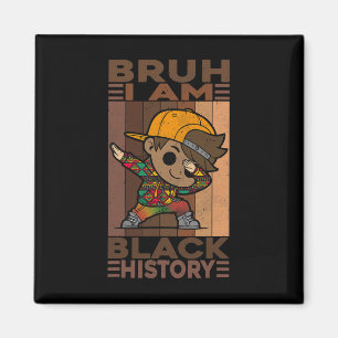 Imán Bruh Soy Mes de la Historia Negra Niños Africanos 