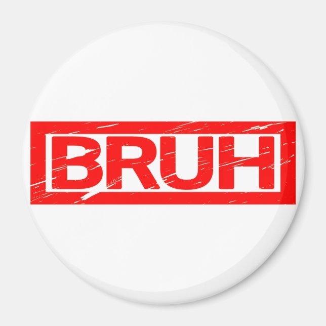 Imán Bruh Stamp (Frente)