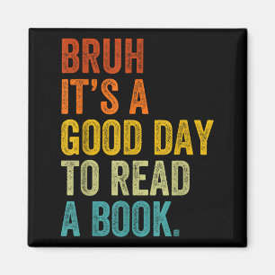 Imán Bruh un buen día para leer un libro divertido leye