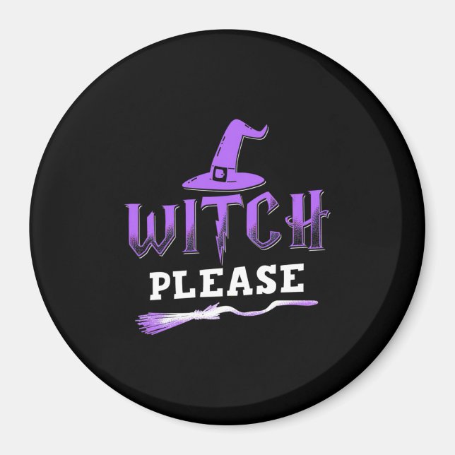 Imán Bruja de Halloween (Frente)