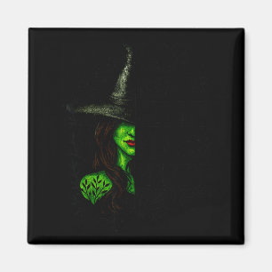 Imán Bruja Divertida Halloween No Me Hagas Sacar Mis Mo