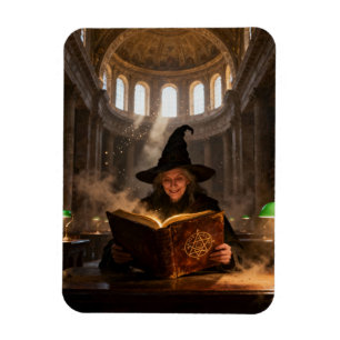 Imán Bruja en la Biblioteca 