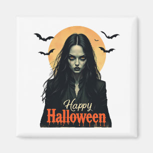 Imán Bruja gótica de Halloween