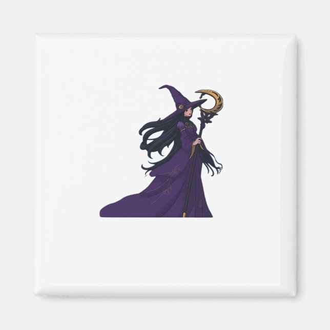 Imán Bruja Luna Whimsigótica (Frente)
