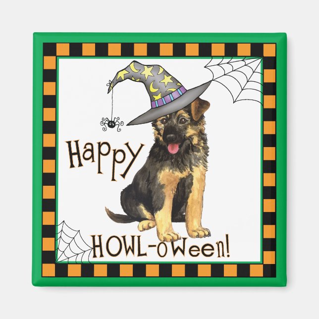 Imán Bruja pastora alemana (Frente)