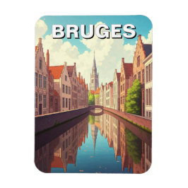 Imán Brujas Bélgica Travel Souvenir