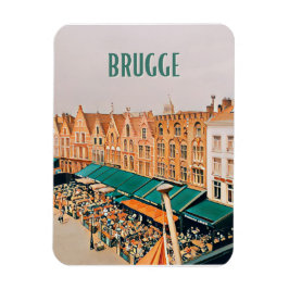 Imán Brujas Belgique Photo Vintage