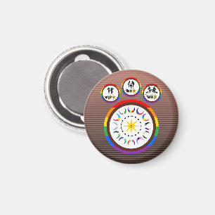 Imán Brujas Flex. Hex. Vex. Positivas Corporales LGBTQI