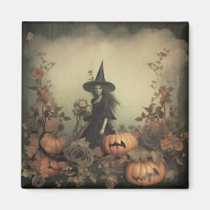 Imán Brujería de Halloween vintage (3)