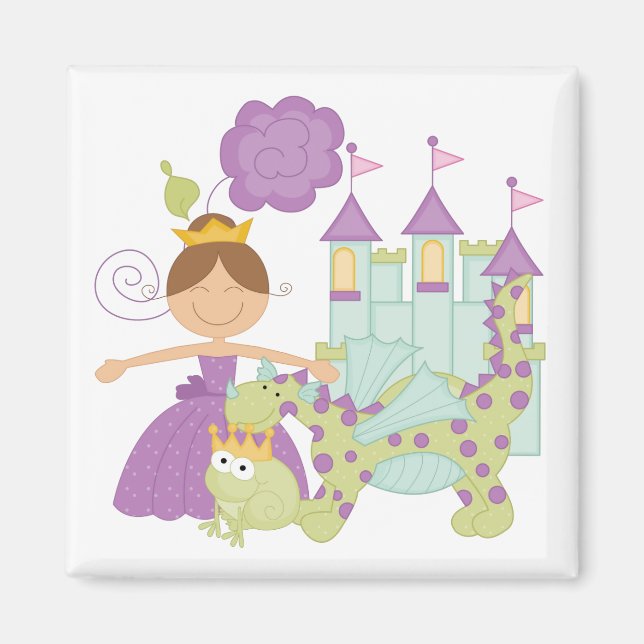 Imán Brunette Princess (Frente)