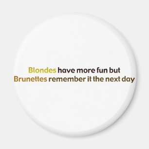 Imán Brunettes&BlondesBumperStik