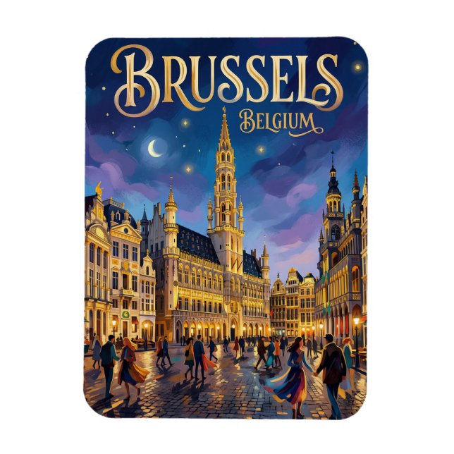 Imán Bruselas Bélgica (Vertical)