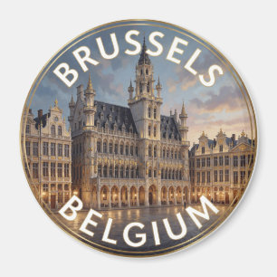 Imán Bruselas Bélgica Grand Place Arquitectura Históric