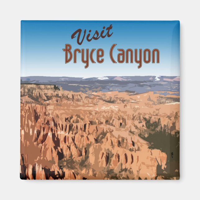 Imán Bryce Canyon Vintage Magnet (Frente)