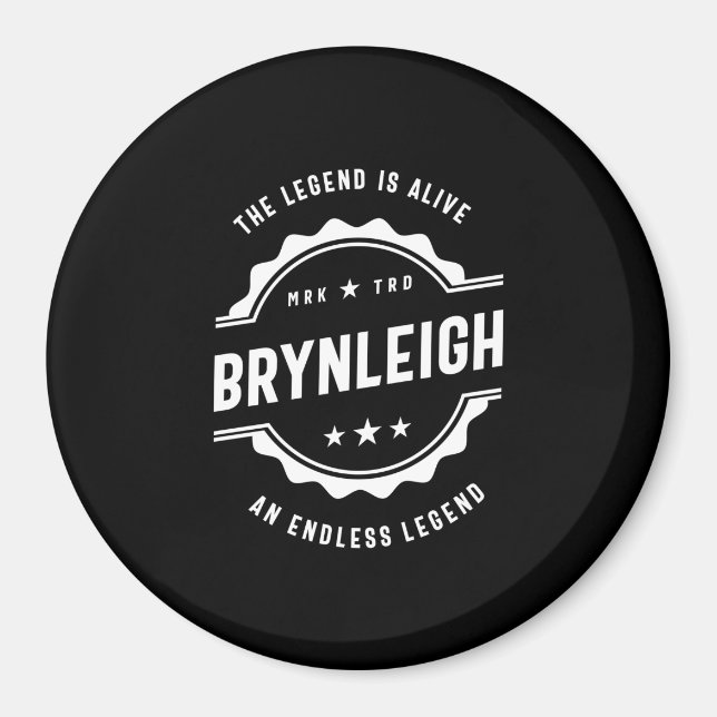 Imán Brynleigh Nombre Personalizado Regalo de cumpleaño (Frente)