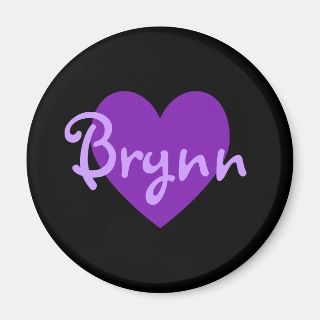 Imán Brynn Purple Heart Design (Frente)