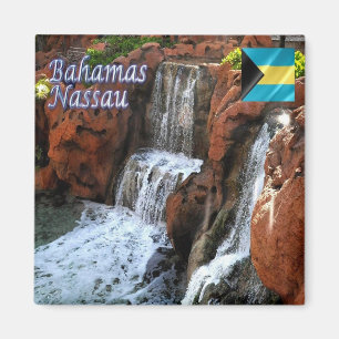 Imán BS - Bahamas - Nassau - Cascadas de jardines