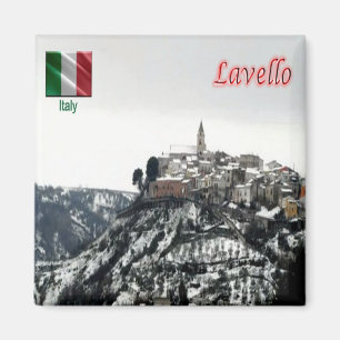 Imán BSL014 LAVELLO Casco Antiguo, Basilicata, Fridge