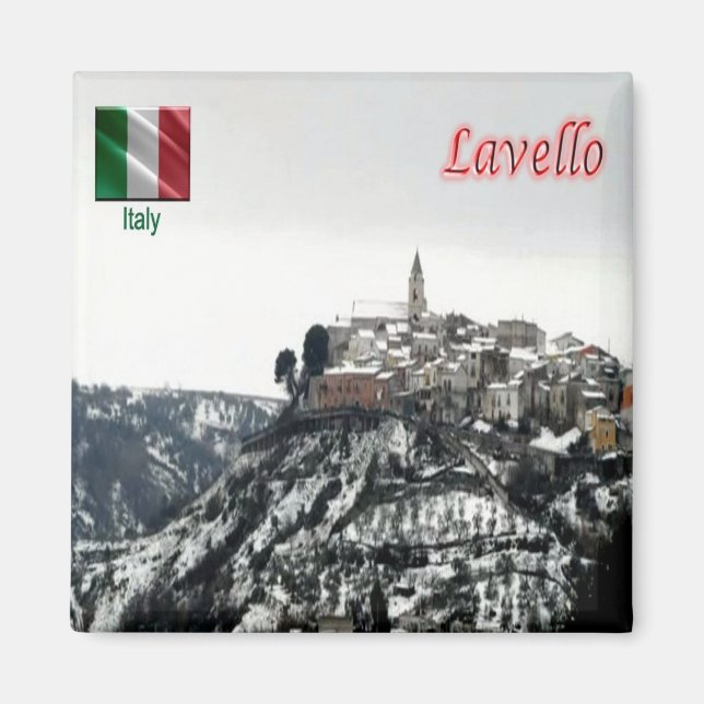 Imán BSL014 LAVELLO Casco Antiguo, Basilicata, Fridge (Frente)