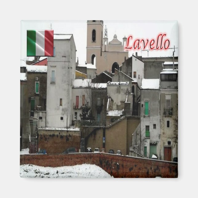 Imán BSL015 LAVELLO - Casco Antiguo - Basilicata - Frid (Frente)
