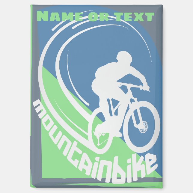 Imán BTT MTB Mountain (Anverso)