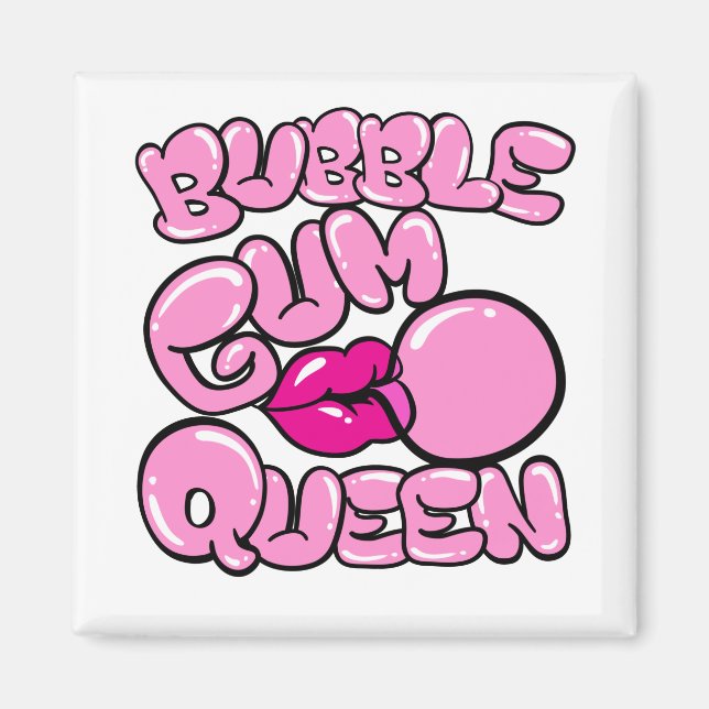 Imán Bubble Gum Queen Bubblegum (Frente)