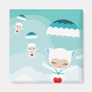 Imán bubillinas voladoras