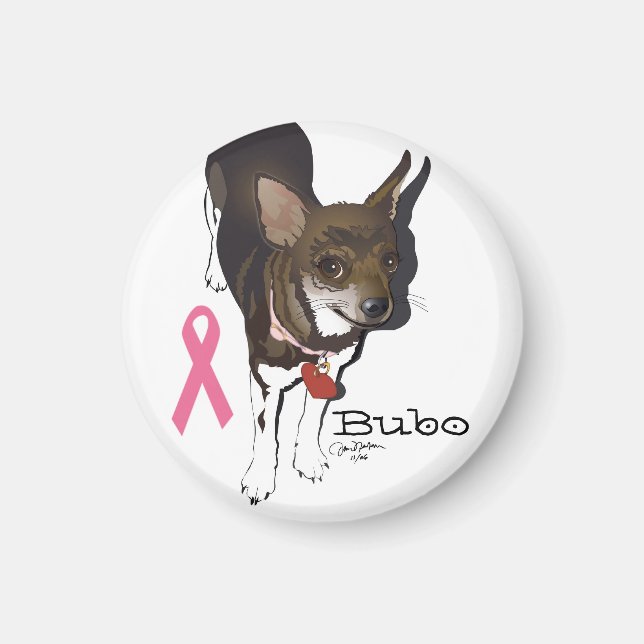 Imán Bubo, el chihuahua (Frente)