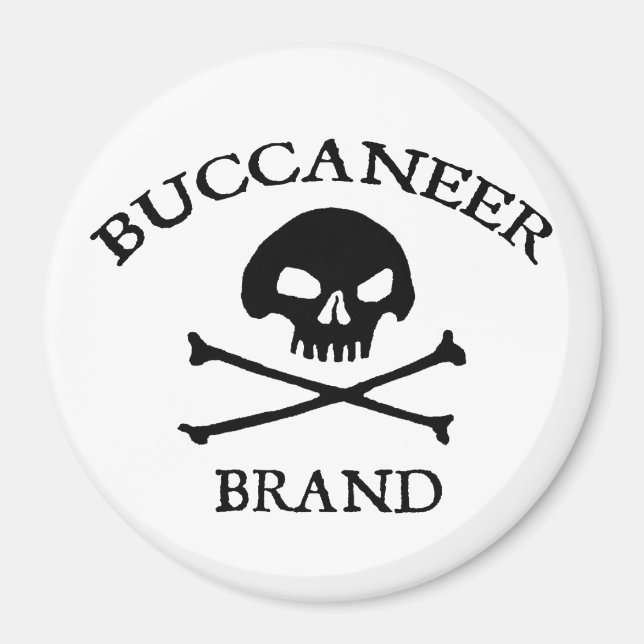 Imán Buccaneer Brand Magnet (Frente)