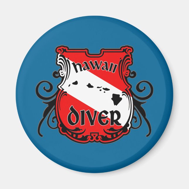 Imán Buceador de Hawái (Frente)