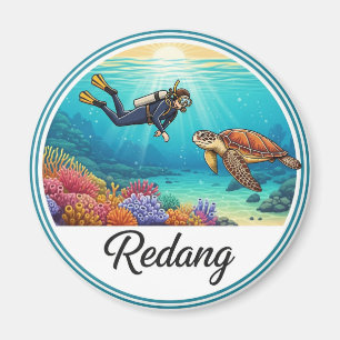 Imán Buceador de Scuba en Redang Malasia