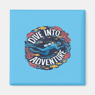 Imán Bucear en la aventura exploración del océano subma