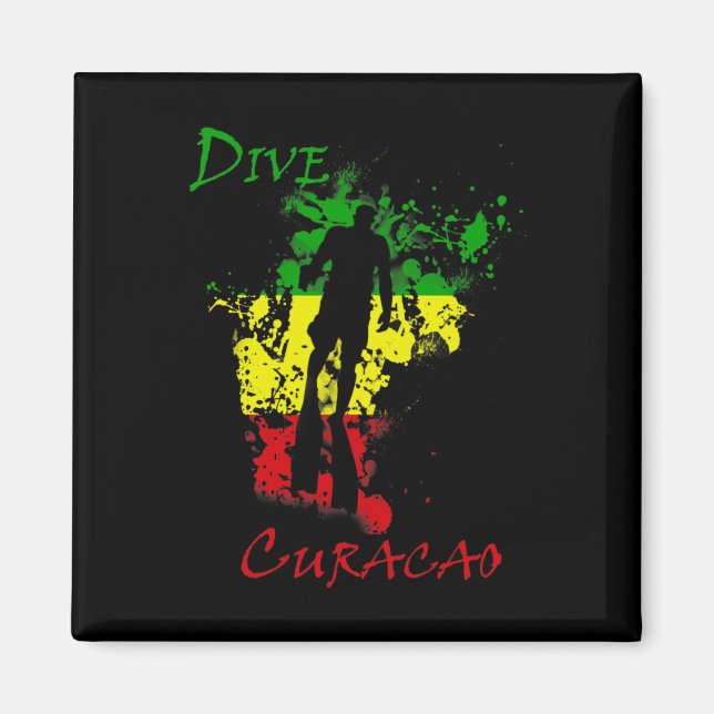 Imán Buceo Curacao  (Frente)